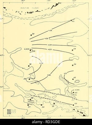 . Tiefe Durchblutung, Central North Pacific Ocean: 1961, 1962, 1963. Ozeanzirkulation. . Bitte beachten Sie, dass diese Bilder sind von der gescannten Seite Bilder, die digital für die Lesbarkeit verbessert haben mögen - Färbung und Aussehen dieser Abbildungen können nicht perfekt dem Original ähneln. extrahiert. Barbee, William D. Washington, US Govt. Drucken. Aus. Stockfoto