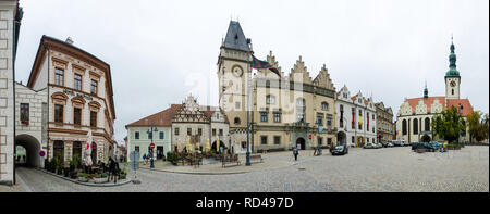 Zizka Square, Tabor, Tschechische Republik Stockfoto