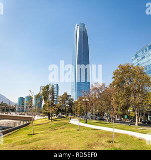 Costanera Center Wolkenkratzer - Santiago, Chile Stockfoto