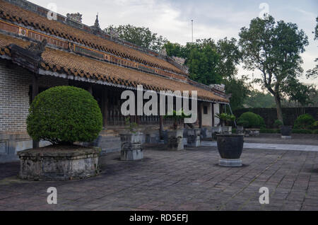 Hue, Vietnam - 5. Januar 2015: das Grab und die Gärten von Tu Duc Kaiser in Hue, Vietnam - ein UNESCO Weltkulturerbe Stockfoto