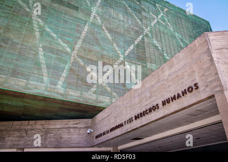 Speicher und Menschenrechte Museum - Santiago, Chile Stockfoto