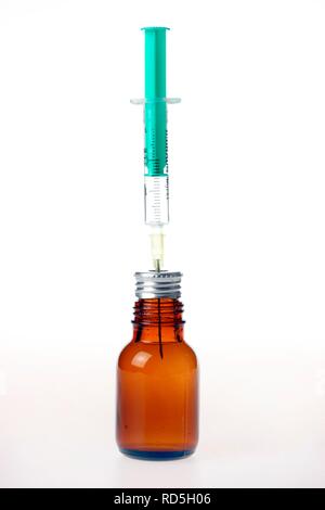 Medizinisch, Medizin, Impfung, Injektion, Hohl, Spritze, Nadel, Glas