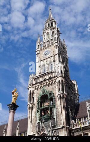 Neues Rathaus, München, Bayern Stockfoto