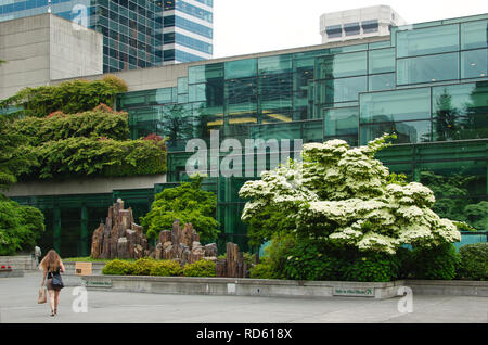 Rückseite des Washington State Convention Center Stockfoto