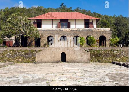 Cafetal La Isabelica, ehemalige Kaffeeplantage, UNESCO-Weltkulturerbe, in den Hügeln oberhalb von Santiago de Cuba, Kuba Stockfoto