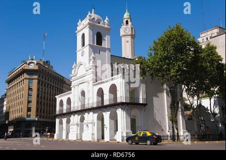 Buenos Aires Cabildo, Plaza de Mayo in Buenos Aires, Argentinien, Südamerika Stockfoto