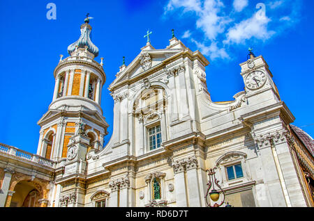 Loreto Kirche Basilica della Santa Casa Ancona region Marche Italien Stockfoto