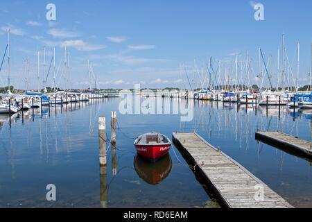 Marina Burgtiefe, Fehmarn, Schleswig-Holstein, PublicGround Stockfoto