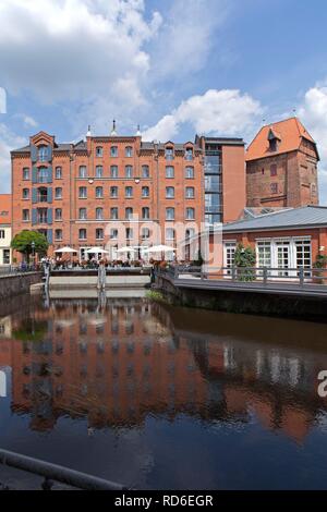 Abtswasserkunst abtsmuehle Mühle, Turm, Altstadt, Lüneburg, Niedersachsen, PublicGround Stockfoto