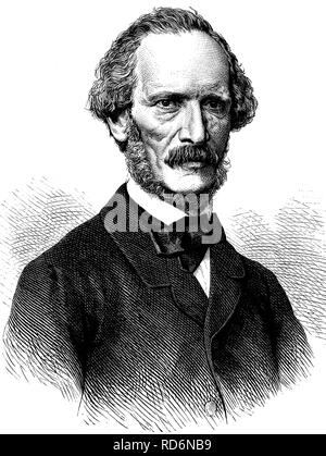 Eduard Bendemann, 1811-1889, deutscher Maler, historische Illustration, ca. 1886 Stockfoto