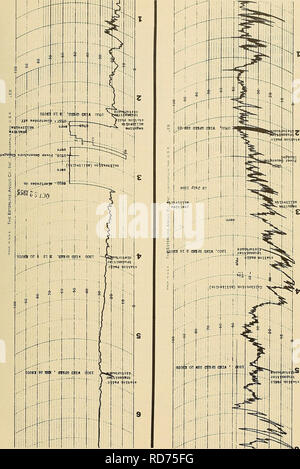 . Strom, Temperatur, Gezeiten, und Eis Wachstum Messungen, östlichen Bering Strait-Cape Prinz von Wales: 1953-55. Ozeanographie; Ozeanographie; Meeresströmungen. s s q. Ein 11. Bitte beachten Sie, dass diese Bilder sind von der gescannten Seite Bilder, die digital für die Lesbarkeit verbessert haben mögen - Färbung und Aussehen dieser Abbildungen können nicht perfekt dem Original ähneln. extrahiert. Bloom, G. L; US Marine Electronics Laboratory (San Diego, Calif.). San Diego, Calif.: US Navy Elektronik Labor Stockfoto