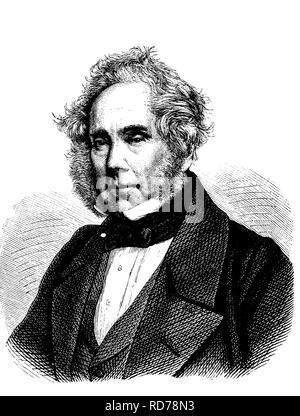 Henry John Temple, 3rd Viscount an Palmerston, 1784-1865, der britische Premierminister, historische Holzschnitt, ca. 1880 Stockfoto