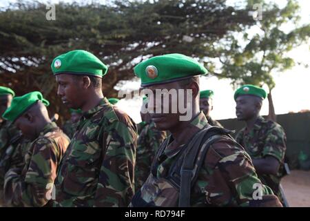 Die Amisom KDF-Truppen in Kismayo, Rotation 001. (15795301048). Stockfoto