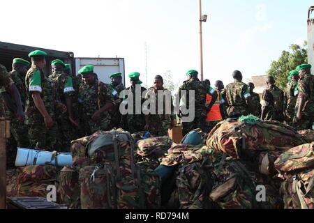 Die Amisom KDF-Truppen in Kismayo, Rotation004. (15982700495). Stockfoto