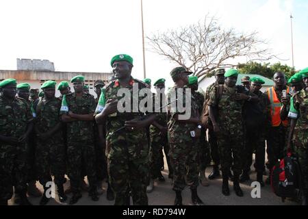 Die Amisom KDF-Truppen in Kismayo, Rotation012. (15956932646). Stockfoto