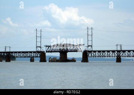 Amtrak Susquehanna River Bridge eröffnet 2011-06-25. Stockfoto