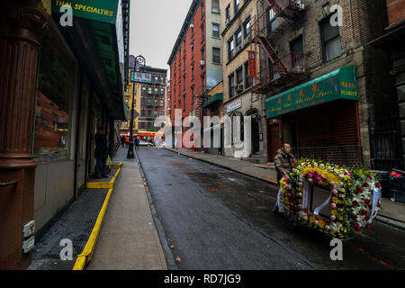 Chinatown/New York - 1/10/19 - Die lebhaften Chinatown in New York Stockfoto