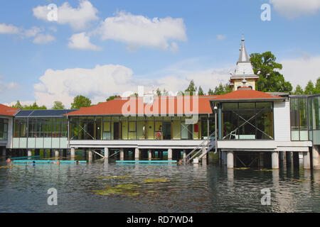 Gebäude in balneologische Resort. Heviz, Ungarn Stockfoto