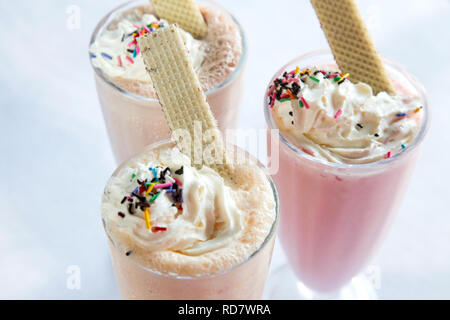 Eis Shakes Stockfoto