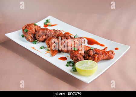 Chipotle Chicken Wings Stockfoto