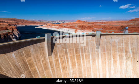 Glen Canyon Dam, Glen Canyon National Recreation Area, Page, Arizona, USA Stockfoto