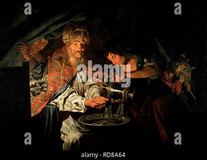 Pilatus wäscht seine Hände. Museum: Musée du Louvre, Paris. Autor: STOM, Matthias. Stockfoto