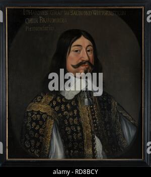 Portrait von John VIII (1601-1657), Graf von Sayn-Wittgenstein-Hohenstein. Museum: Nationalmuseum Stockholm. Autor: Anselm Van Hulle, nach. Stockfoto