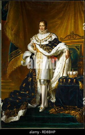 Porträt von König Joseph I. von Spanien (1768-1844). Museum: Musée National du Château de Fontainebleau. Autor: GERARD, François. Stockfoto