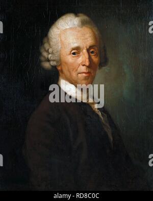 Portrait von Christian Fürchtegott Gellert (1715-1769). Museum: den Staatlichen Museen zu Berlin. Autor: GRAFF, Anton. Stockfoto