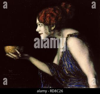 Tilla Durieux (1880-1971) als Circe. Museum: den Staatlichen Museen zu Berlin. Thema: Stuck, Franz, Ritter von. Stockfoto