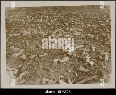 Zerlegte Deutsche Munitionen., Bestanddeelnr 158-1789. Stockfoto