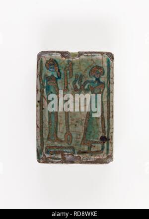 Amuletic Plakette von Paser, der Wesir von Seti I und Ramses II. Stockfoto