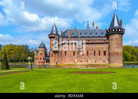 De Haar Schloss in der Nähe von Utrecht, Niederlande Stockfoto