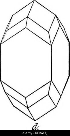 . Edelsteine, einem beliebten Berücksichtigung ihrer Zeichen, Vorkommen und Anwendungen, mit einer Einführung in ihre Entschlossenheit, für Mineralogen, lapidaries, Juweliere, etc., mit einem Anhang über die Perlen und Korallen. Edelsteine, Perlen, Korallen. Zirkon Die anderen Formen in der 341 Abbildungen dargestellt sind die durch gemeinsame Kündigung angenommen, Zirkon. Zirkon hat ein sehr unvollkommener Spaltung, kaum in der Tat zu beobachten; der Bruch ist deutlich Muschelig. Das Mineral ist härter als Quarz aber weicher als Topas, seine Härte wird auf der Skala durch 7^vertreten; das ist nicht sehr groß, aber suffici ist Stockfoto