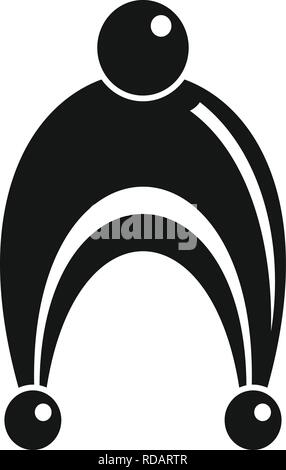 Baby Winter hat Symbol. Einfache Abbildung: baby Hut vektor Symbol für Web Design auf weißem Hintergrund Stock Vektor