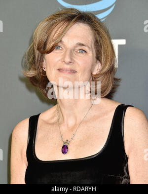 SANTA MONICA, CA - 13. Januar: Deborah Davis kommt an der Der 24. jährliche Critics' Choice Awards besucht die 24. jährliche Critics' Choice Awards für B Stockfoto