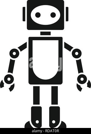 Roboter Spielzeug Symbol. Einfache Abbildung: Roboter Spielzeug vektor Symbol für Web Design auf weißem Hintergrund Stock Vektor