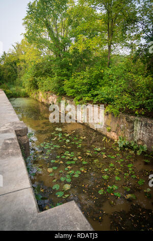 Ein Boot Leinpfad an Cuyahoa Valley National Park, Ohio. Stockfoto