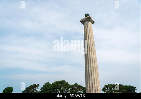 Historische Perry's Sieg International Peace Memorial in Ohio's Put-in-Bay. Stockfoto