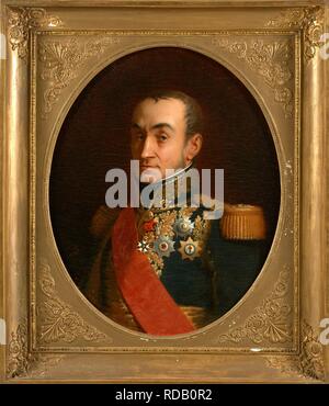 Nicolas-Charles Oudinot, duc de Reggio (1767-1847). Museum: private Sammlung. Autor: Pils, Isidor. Stockfoto