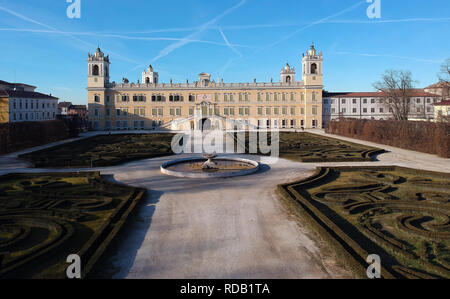 Colorno, Parma/Italien Luftbild der Reggia von Colorno Stockfoto