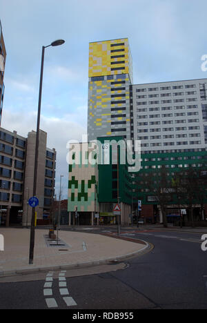 Unite Studenten, Greetham Street, Portsmouth, Hampshire, UK. Stockfoto