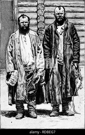 . Vom Nordpol zum Äquator: Studien des wilden Lebens und Szenen in vielen Ländern. Das Verhalten der Tiere; Vögel; Tundren; Ethnologie; Vögel. Kolonisten UND EXIL IN SIBIRIEN. 535&gt;, um ihre Herzen zu Ihm und für eine Milderung der Strafe betteln. Die Familien von einer Kriminellen in die Minen verurteilt sind ebenfalls erlaubt, ihm zu folgen, oder er ist nicht die Bildung von familiären Bindungen verhindert. Wenn er für die Menschheit auf diese Weise gebunden ist, wird er oft, sehr oft, wird.. Kg. 77. - Die Arten der Sibirischen Sträflinge - "zu den Minen "büßer Verurteilte, und mit Reue weckt die Hoffnung, dass die Vergangenheit vergessen werden, gefolgt von der Stockfoto
