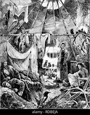 . Vom Nordpol zum Äquator: Studien des wilden Lebens und Szenen in vielen Ländern. Das Verhalten der Tiere; Vögel; Tundren; Ethnologie; Vögel. Die HEIDNISCHEN OSTIAKS. 435 einen Markknochen und gibt es an ihm zu saugen. Die Hunde sitzen in einem circde hinter dem Schlemmen, bis die Knochen, die die Funktion zum Ausrichten an bereit. Abb. 04 - luteri I ( f eine Osti ik D^^ t; lllng (l=; lium) werden Ihnen geworfen. Einer nach dem anderen erhebt sich von der Mahlzeit zufrieden, wischt seine blutbefleckten Hände auf dem Moos, reinigt sein Messer in der gleichen Weise, und zieht sich in die tshum zu ruhen. Aber die Hausfrau füllt die Kochen - Wasserkocher mit Wasser, setzt es als. Bitte keine Stockfoto
