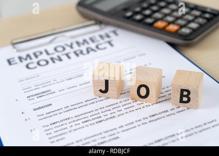 Job Human Resources Recruitment Job suche Konzept Stockfoto