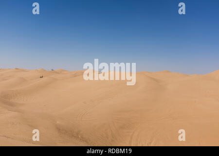 Die Wüste und Dünen der Leere Viertel, auch als Rub' al Khali, in der Nähe von Salalah, Oman bekannt Stockfoto