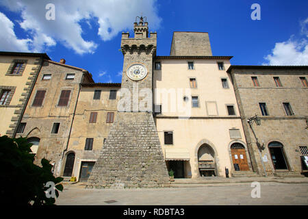 Italien, Toskana, Grosseto, Santa Fiora Dorf. Stockfoto