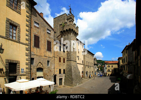 Italien, Toskana, Grosseto, Santa Fiora Dorf. Stockfoto