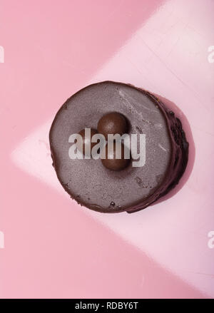 Mini Schokolade Kuchen-Torte Stockfoto