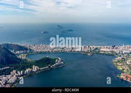 Rodrigo de Freitas Lagune, Rio De Janeiro, Brasilien Stockfoto